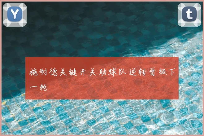 施耐德关键开关助球队逆转晋级下一轮