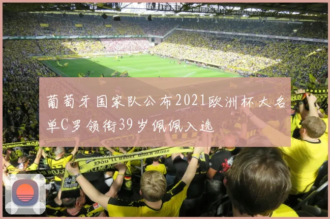 葡萄牙国家队公布2021欧洲杯大名单C罗领衔39岁佩佩入选